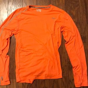 Orange Saucony Running Performance Long Sleeve